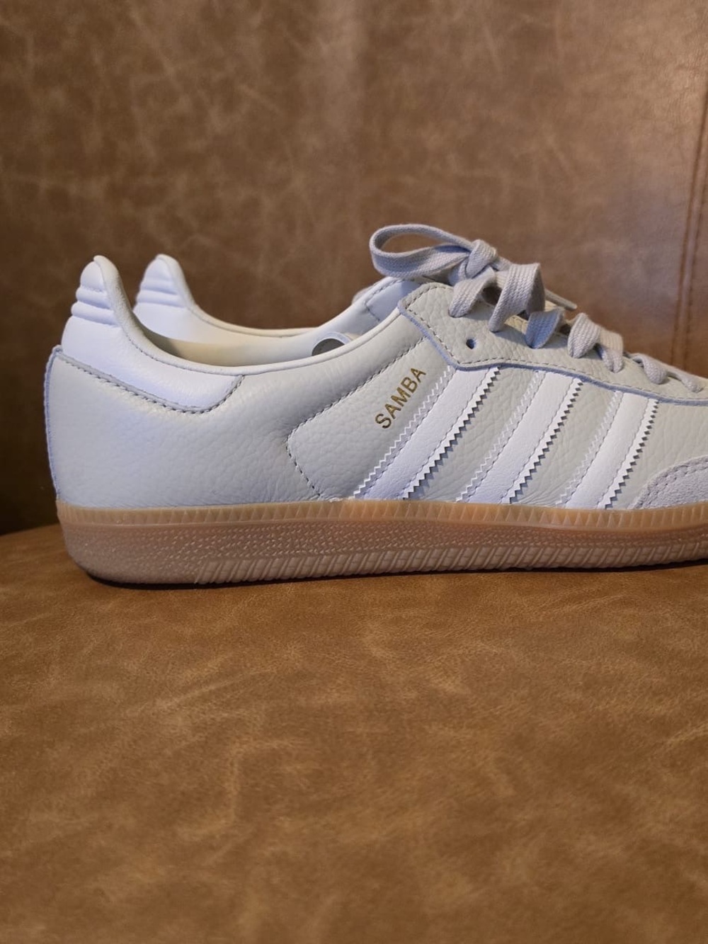 adidas women Light Gray Sneakers with Gum Sole - Picture 6 of 14
